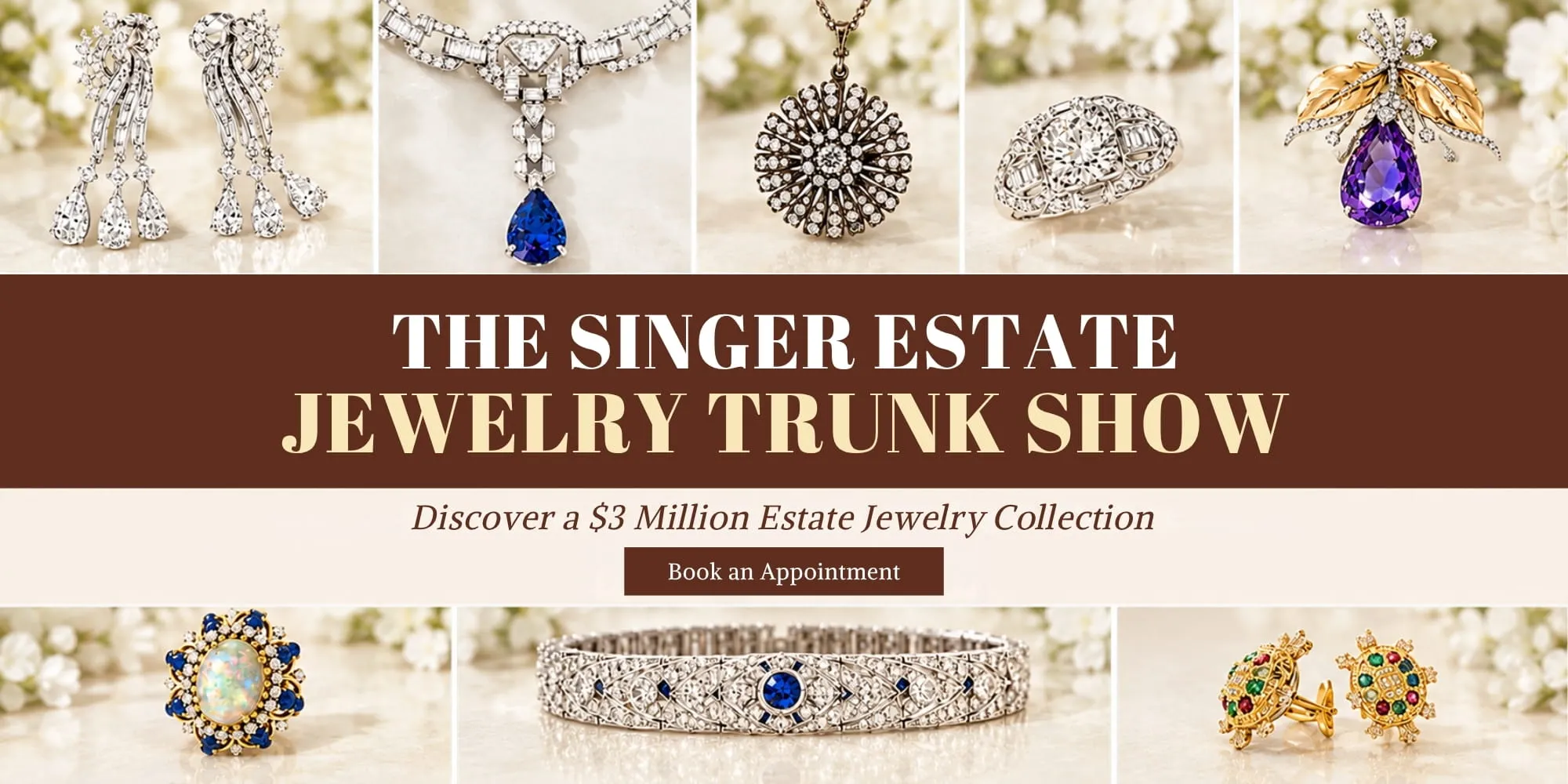 Singer Estate Jewelry Trunk Show at Bergey Jewelry